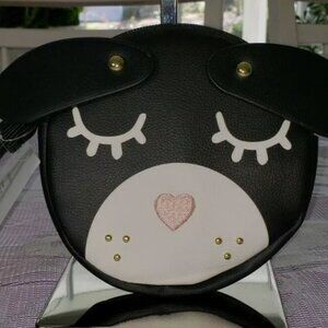 Adorable New Kitsch Betsey Johnson Wristlet/Coin Purse Puppy with Movable Ears